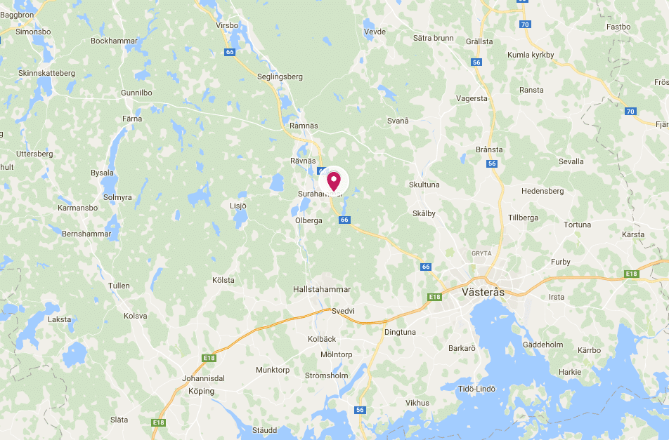 Här inträffade olyckan.