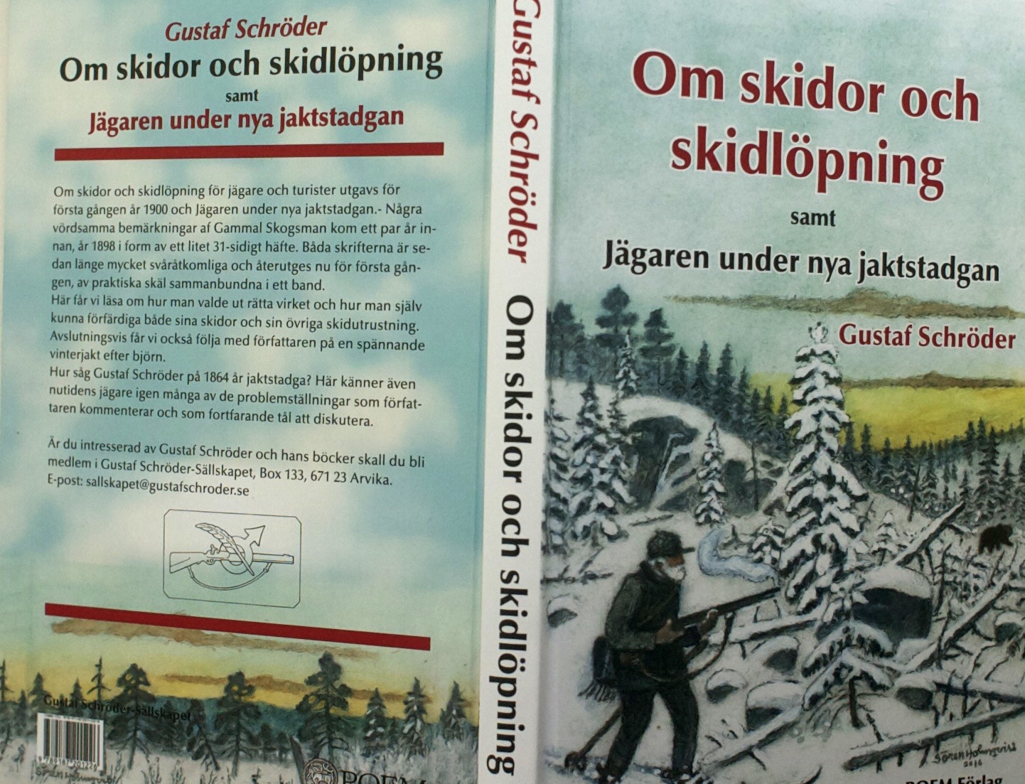 Om skidor och skidåkning av Gustaf Schröder.