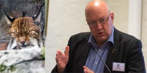 Ulf Berg efterlyser tydligare direktiv i de regleringsbrev som går ut till landets myndigheter. Foto: Mostphotos (lodjur) samt Lars Nilsson (Ulf Berg)