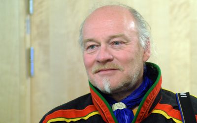 Matti Berg, ordförande Girjas sameby.