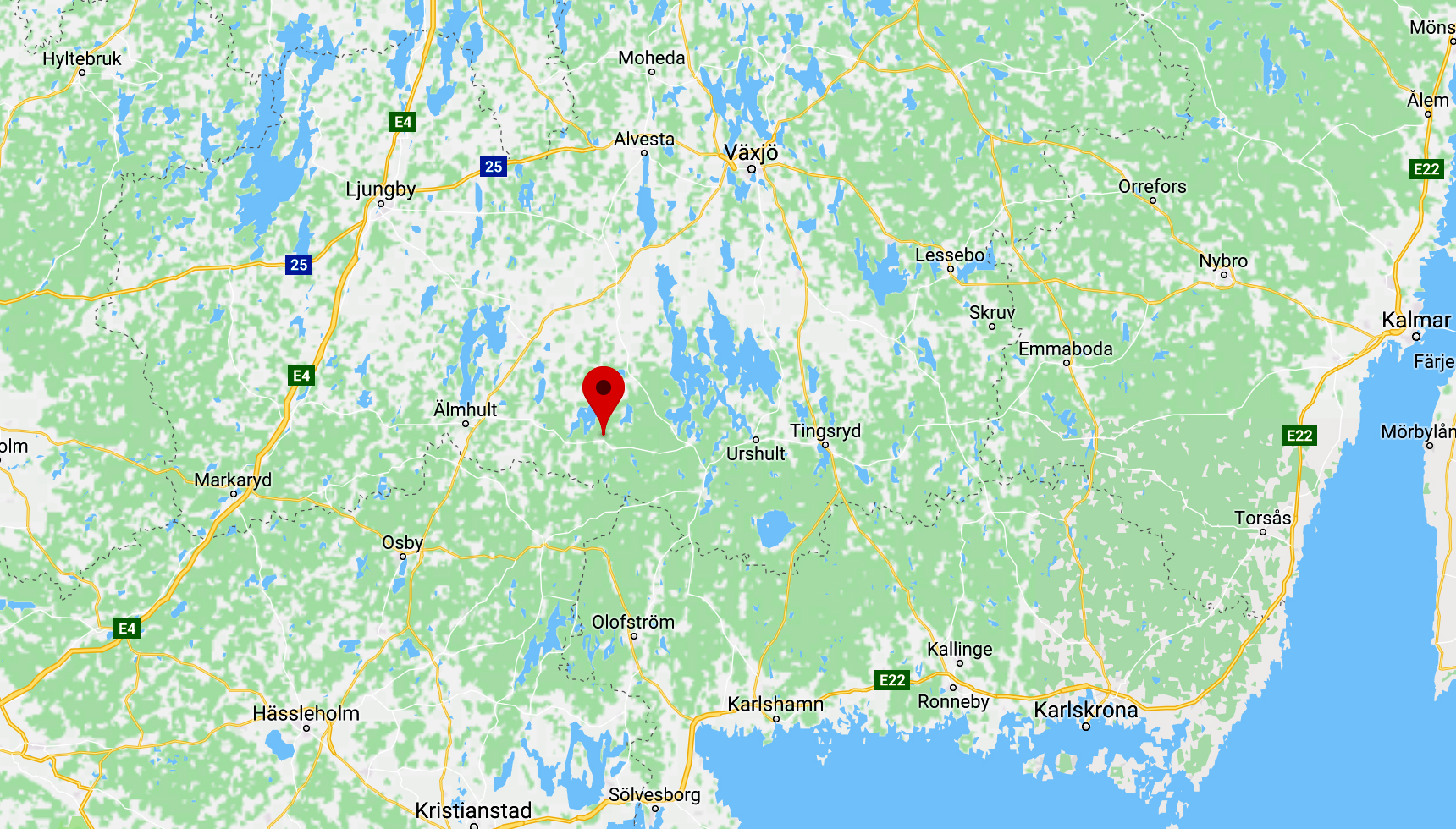 Häradsbäck, Kronoberg.