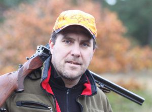 Johan Thomsson, ordförande Jägareförbundet Gotland, vill se en lagändring som stoppar etableringen av vildsvin på Gotland. Foto: Krister Nordin
