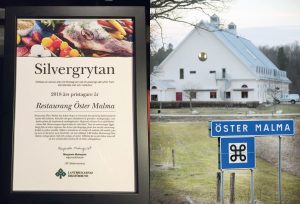 Restaurang Öster Malma, där viltköttet står i fokus, har tilldelats LRF Södermanlands pris Silvergrytan.