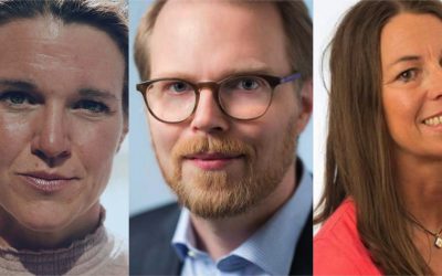 Lina Nordquist, Niklas Frykman och Ulrica Westerlund (L).