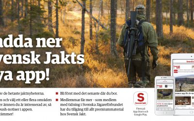 Svensk Jakts nya app finns för gratis nedladdning.