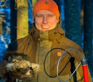 P-A Åhlén, projektledare i Mårdhundsprojektet.