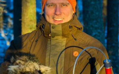 P-A Åhlén, projektledare i Mårdhundsprojektet.