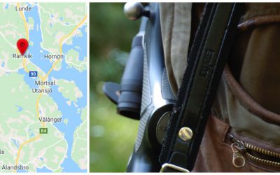 En jägare i Ramvik skadades svårt att efter han blivit vådaskjuten under jakt. Foto: Jan Henricson