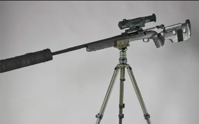 Jägarens vapen, en enskotts studsare i kaliber .338 var försedd med otillåtet mörkersikte, en ljuddämpare han inte hade tillstånd att använda i Sverige, samt var monterat på ett trebensstöd som användes vid skottillfället då jägaren stod på marken.