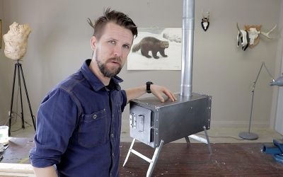 Christian Larsson visar i vår webb-tv hur du gör din egen kamin utan att behöva svetsa.