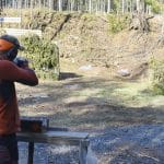 Djurfigurerna som används i jaktstigsmålen är av plåt. Stål som alternativ till bly i ammunition är därmed helt olämplig.