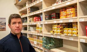 Johan Wiklund, delägare i Fritid och vildmarksliv, Piteå.