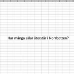 Det råder förvirring kring hur många sälar som skjutits i Norrbotten län och jakten är nu avlyst, trots att det förmodligen finns sälar kvar i tilldelning. Allt bottnar i för dåliga kunskaper i datorprogrammet Excel hos Kustbevakningen.