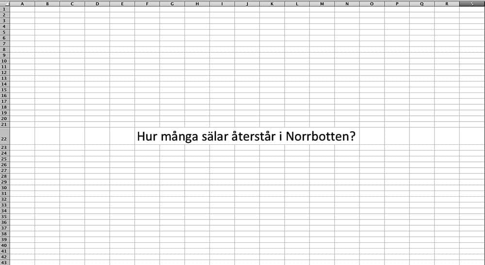Det råder förvirring kring hur många sälar som skjutits i Norrbotten län och jakten är nu avlyst, trots att det förmodligen finns sälar kvar i tilldelning. Allt bottnar i för dåliga kunskaper i datorprogrammet Excel hos Kustbevakningen.