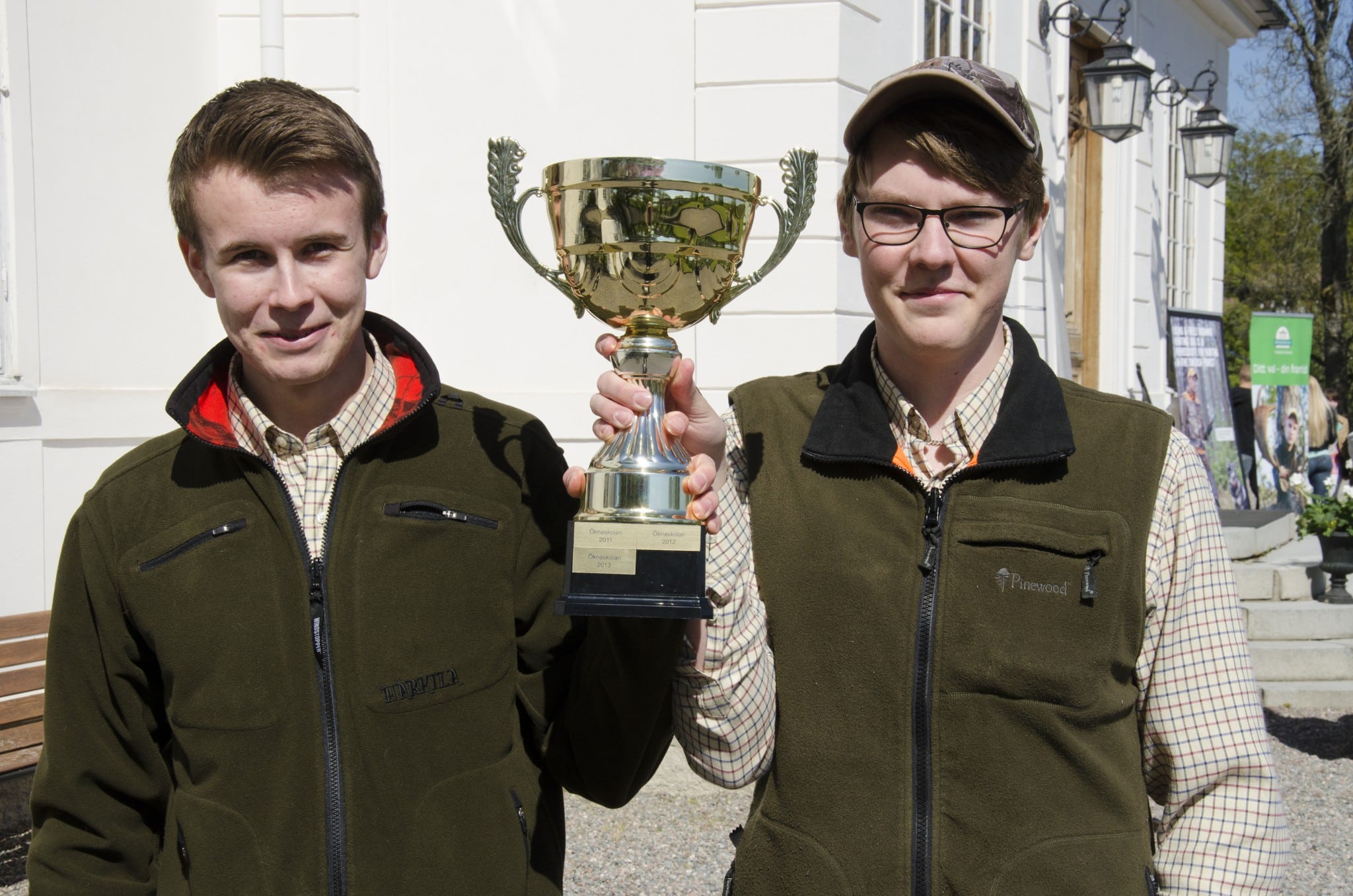 Erik Rumler och Samuel Persson från ForshagaAkademin tog hem lagvinsten. Foto: Nathalie Erlandsson