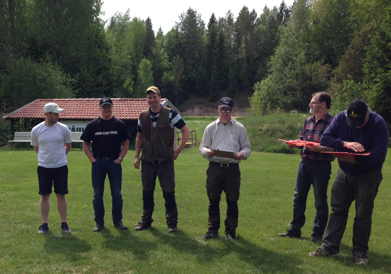 Vinnare i LM Jaktskytte kombination blev Marcus Hultin från Sävsjö med 203 poäng, tvåa blev Simon Andersson från Skillingaryd med 197 poäng och trea blev Emil Erixson från Nässjö med 194 poäng. Foto: Helén Weckfors