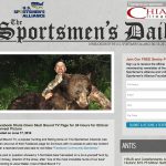 Sportsmen´s Daily visar bilden som Facebook spärrade.