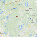 Den möjliga björnen har setts och filmats på gränsen mellan Marks och Svenljunga kommun.