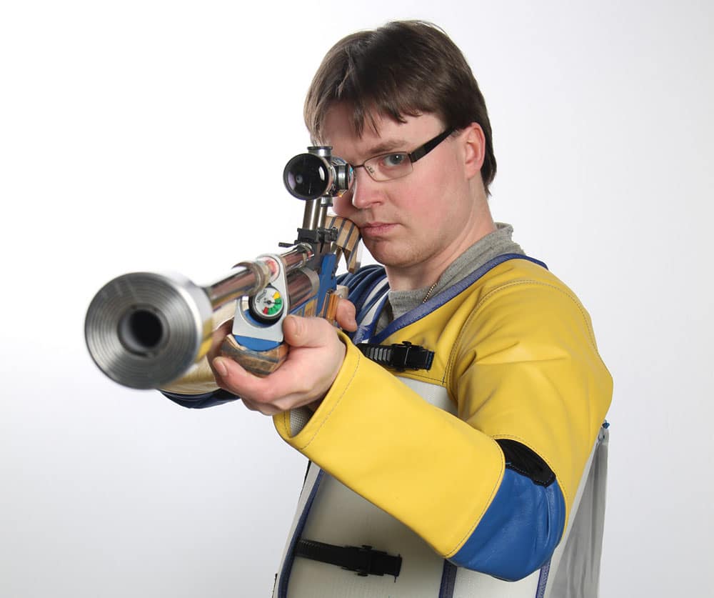 Emil Martinsson är en medaljsamlare av rang. I och med detta VM har han elva individuella medaljer som senior. Foto:www.skyttesport.se
