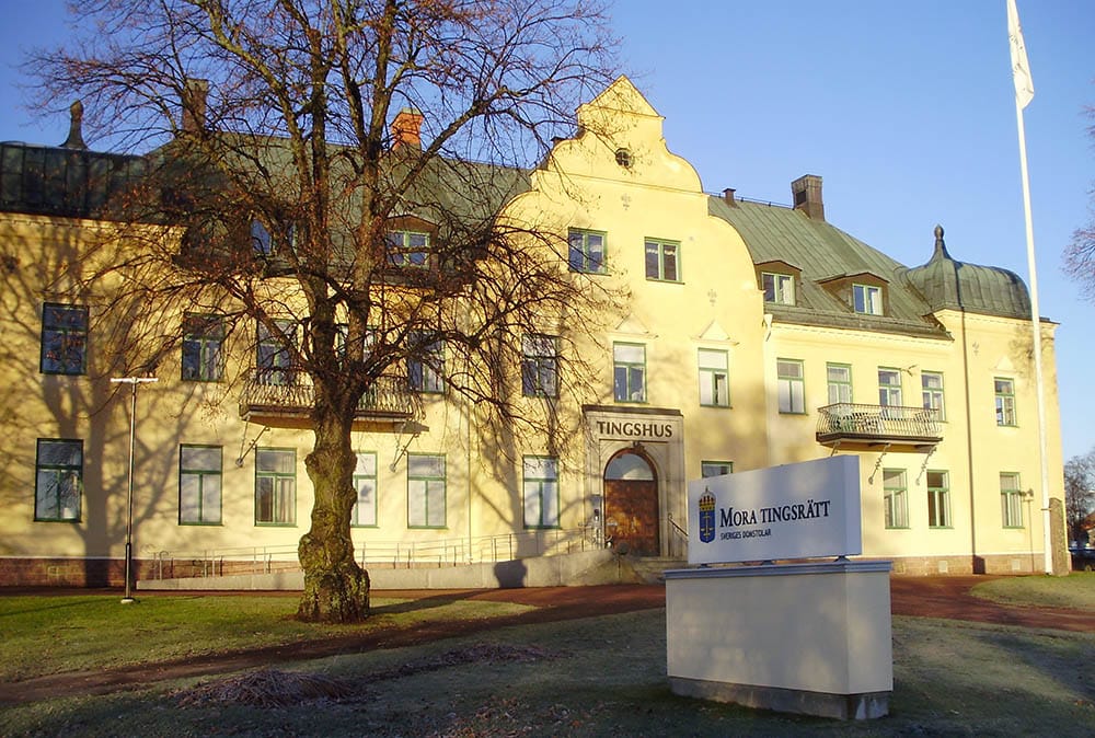 Rättegången har hållits i Mora tingsrätt och idag kom domen.
