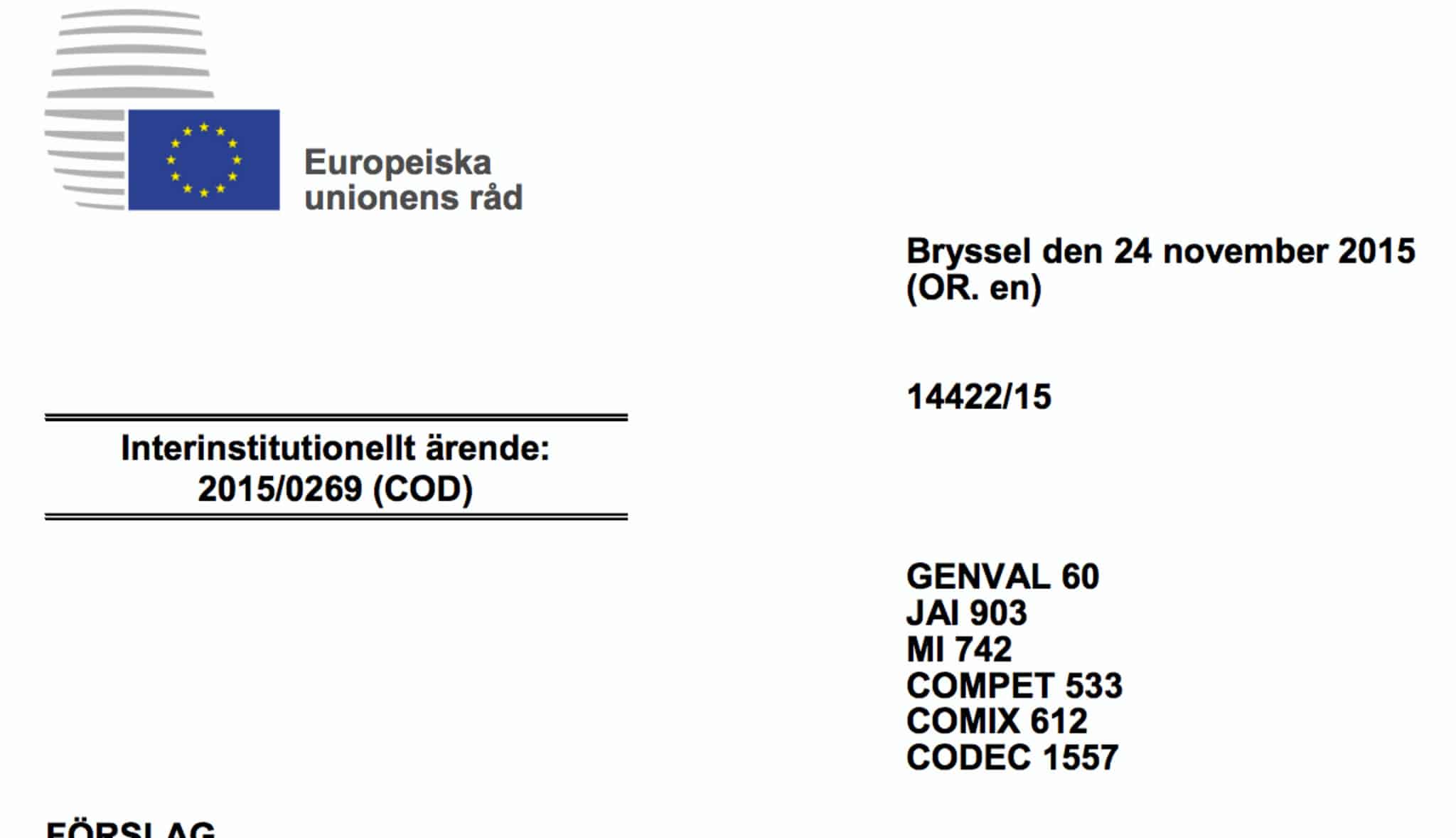 EU-förslaget om ändring av vapendirektivet finns nu på svenska.