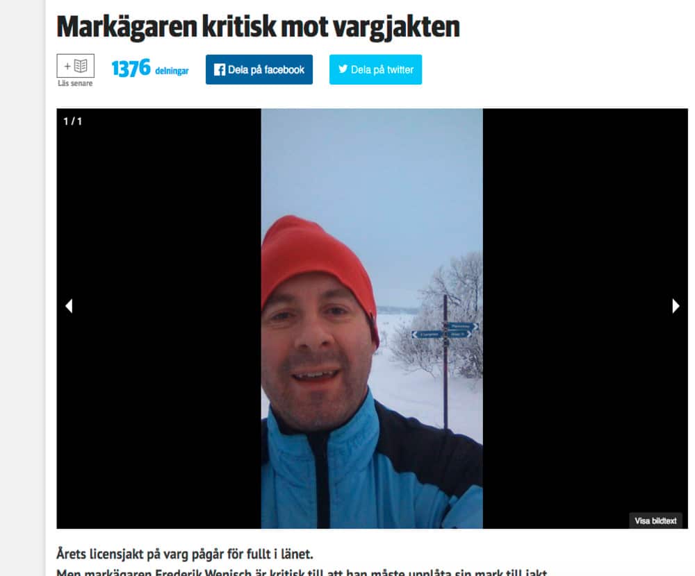 Skärmavbild från intervjun på Arbetarbladet.se