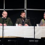 Michael Fossum, Ulf Lindroth och Hans Geibrink menar att fjällfrågan långt ifrån är löst, trots regeringsförslaget. Trion är överens om målet men har lite olika förslag om hur man ska lösa frågan med upplåtelsesystemet. Foto: Lars-Henrik Andersson