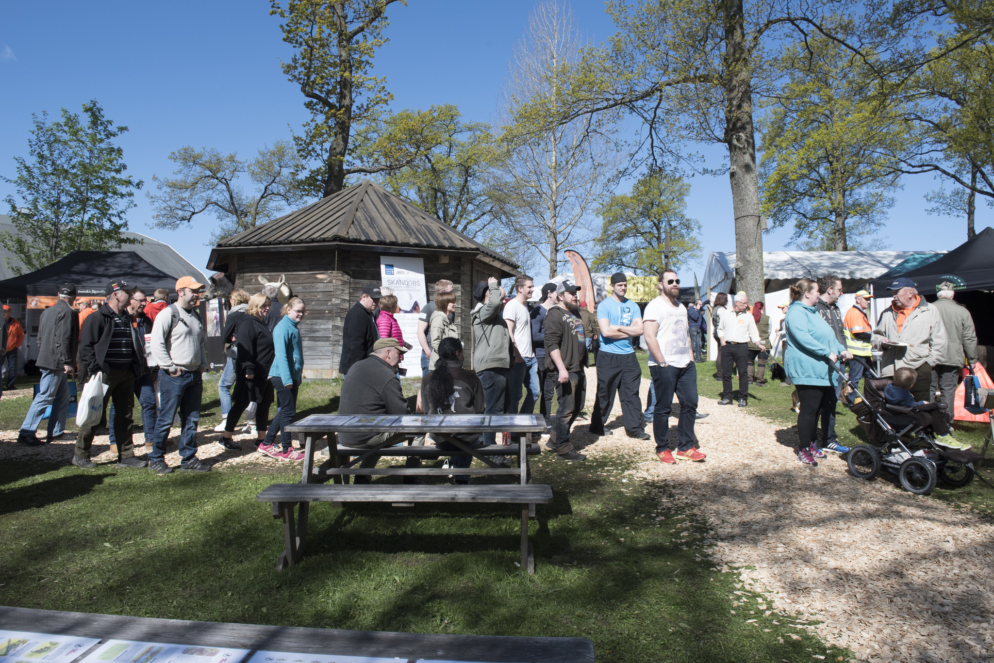 Elmia arrangerar i augusti en jaktmässa på Ellinge slott i Skåne. Bilden är från Elmia game fair i Jönköping som ska drivas vidare som vanligt. Foto: Jan Henricson