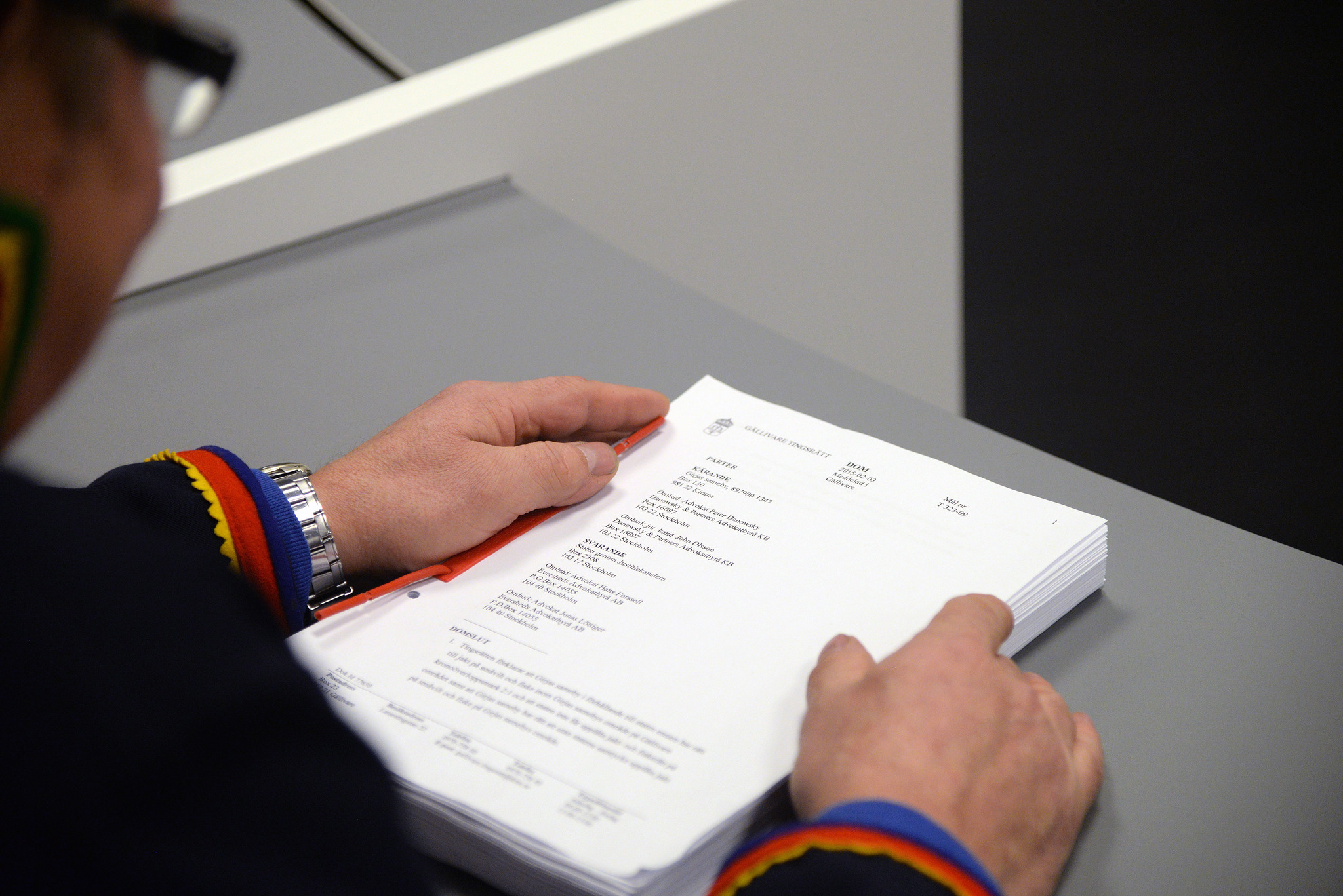 Om knappt en vecka går tiden ut för att överklaga den så kallade Girjasdomen. Mycket pekar på att JK kommer överklaga domslutet eftersom målet har stor principiell betydelse. Foto: Lars-Henrik Andersson