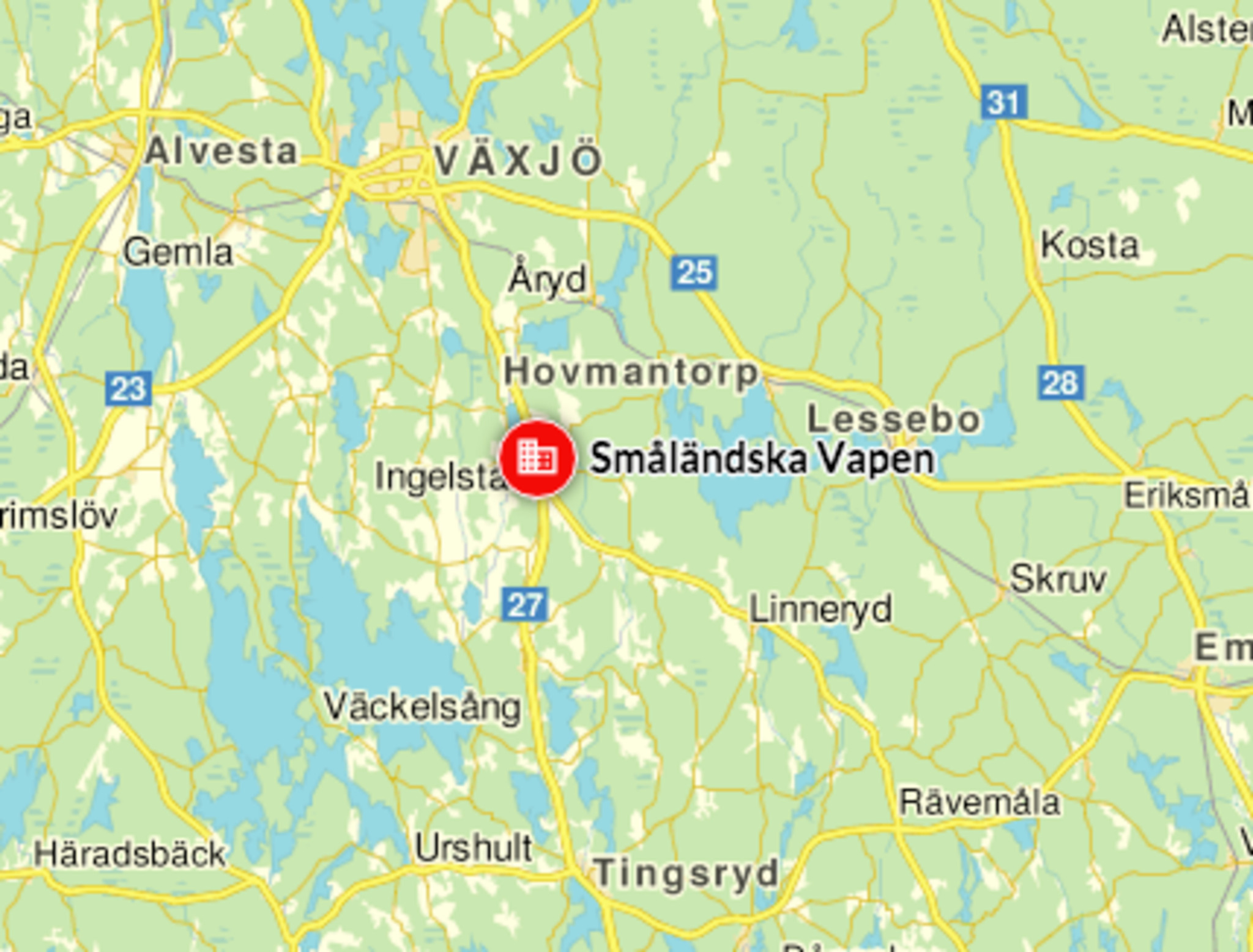 Småländska vapen i Ingelstad har funnits sedan 1925.