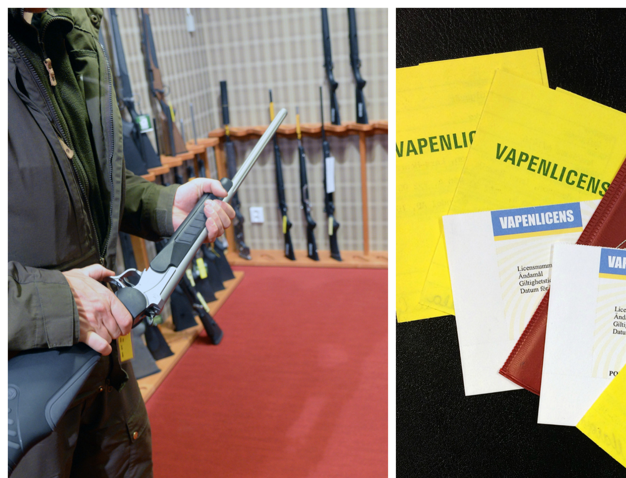 Två förslag i Polismyndighetens delrapport. Särskilda specialister på nationell nivå ska avgöra om en vapentyp är lämplig eller inte, till exempel för jakt. Samtidigt ska en tillfällig insats genomföras för att minska högen med licensansökningar till en permanent lägre nivå. Foto: Lars-Henrik Andersson