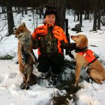 Maria Köhler och Kohlers Piraya med jätteräven. Foto: Niklas Köhler