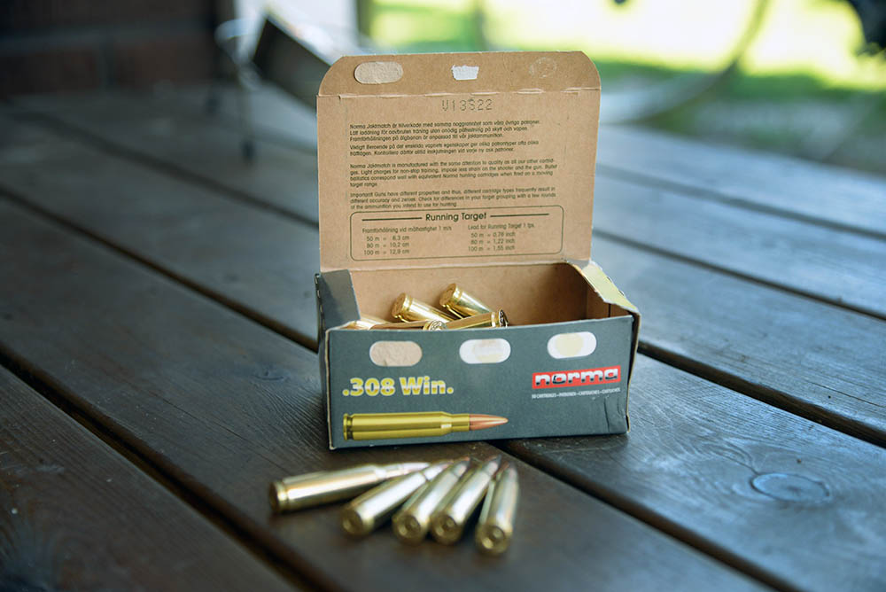 Norma återkallar nu ett antal askar jaktmatch i kaliber .308 Win. efter att ha upptäckt ett fel på några patroner. Foto: Lars-Henrik Andersson