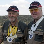 De svenska medaljörerna Svante Jonsson, till vänster, och C G Gustavsson. Foto: Privat