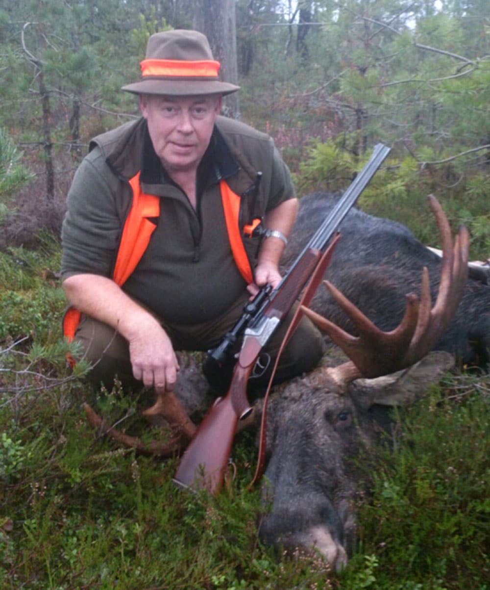 Gunnar Thuresson hade lyckan att få skjuta en riktigt fin tjur.