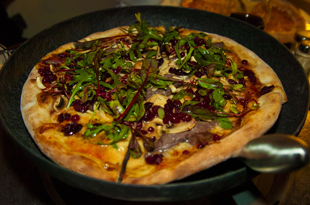 Det vinnande bidraget i Pizza-SM 2011: Hjort är Gjort. Foto: Martin Källberg